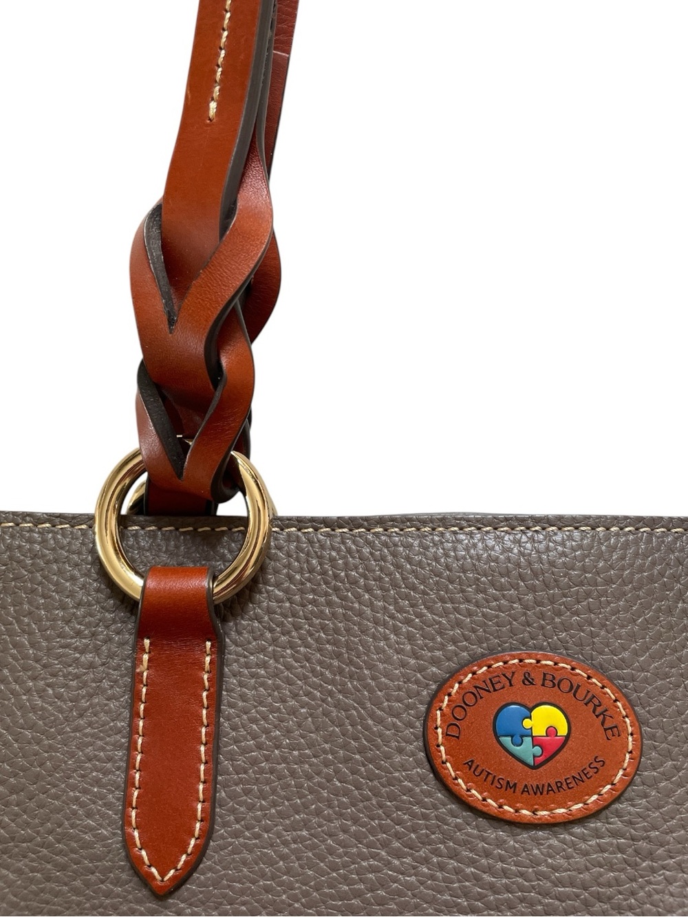 DOONEY & BOURKE Elephant Pebble Grain Tammy Tote for Autism Awareness (special) - Picture 5 of 16